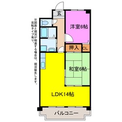 ディルーエの物件間取画像